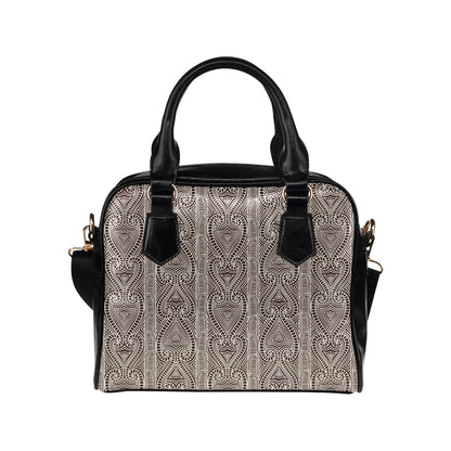 Maori Pattern Print Design 04 Shoulder Handbag