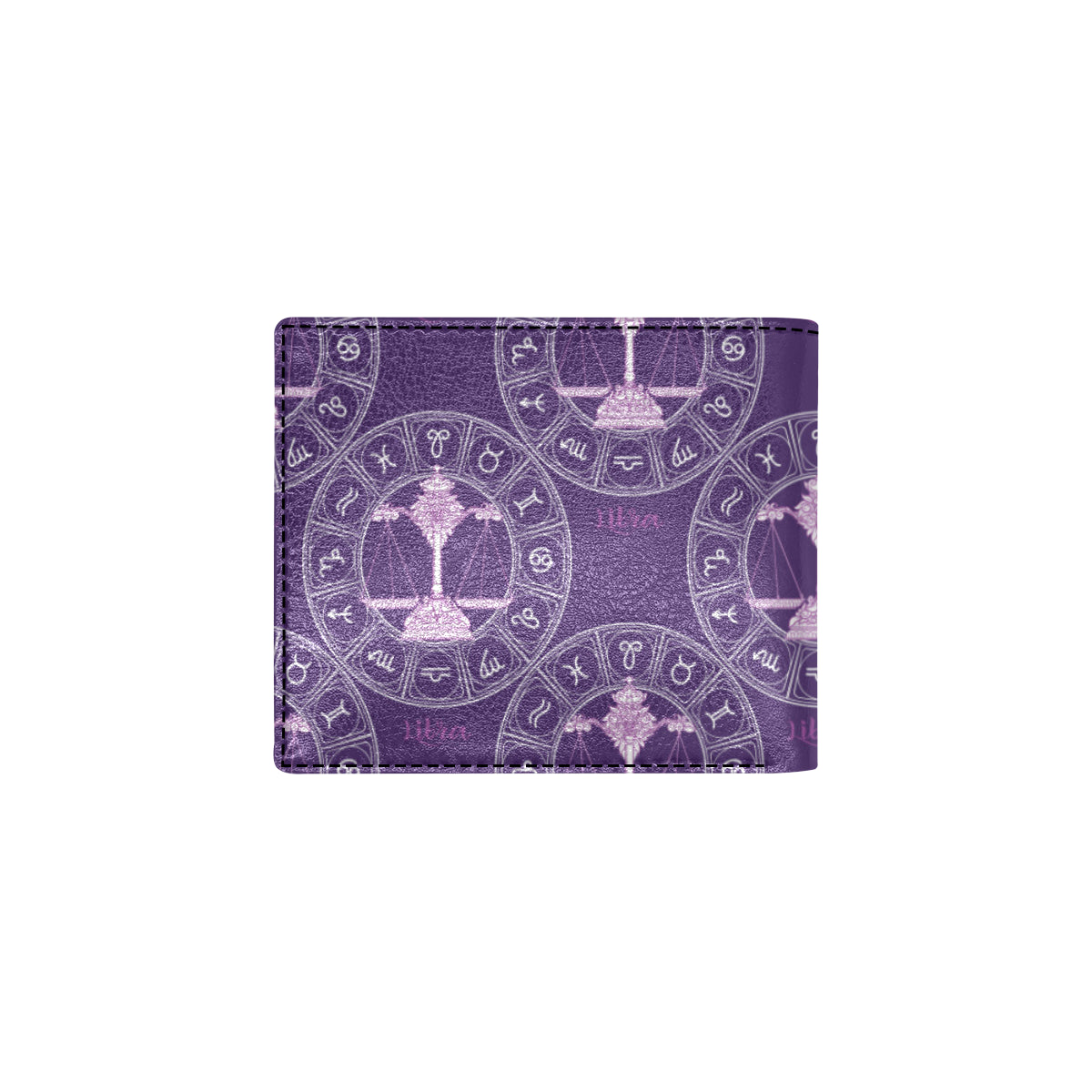 Libra Pattern Print Design 03 Men's ID Card Wallet