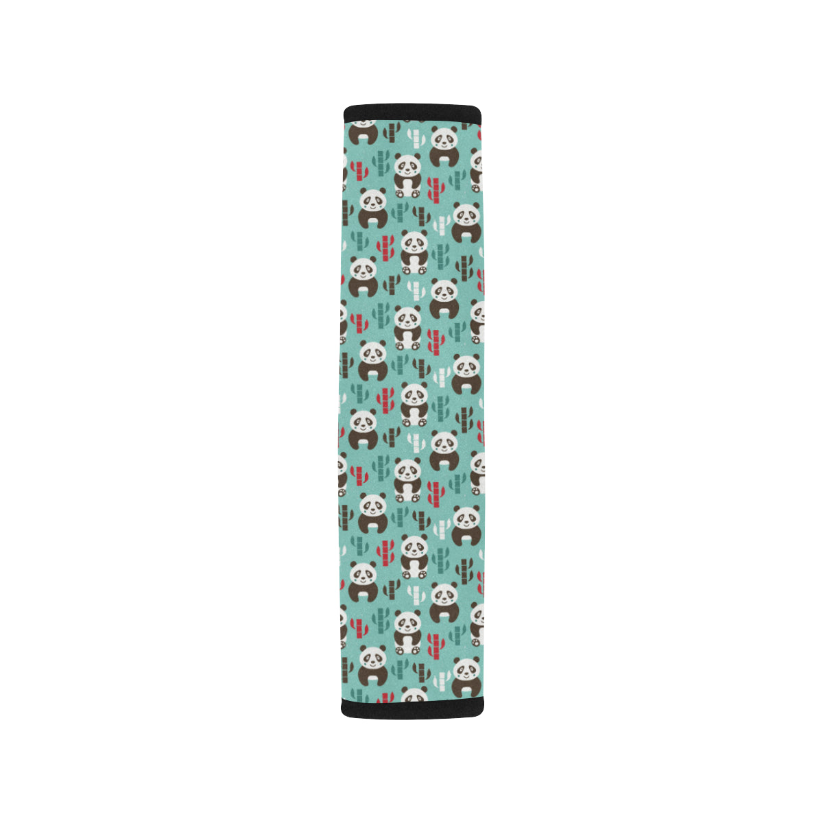 Panda Bear Cute Themed Print Car Seat Belt Cover