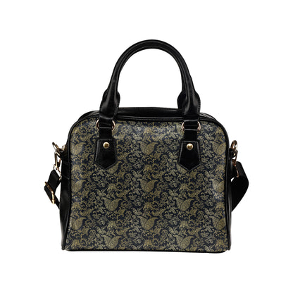 Brocade Pattern Print Design 04 Shoulder Handbag