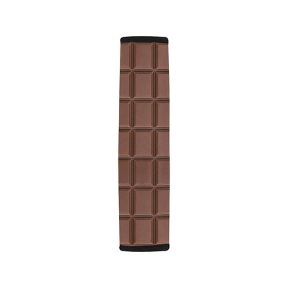 Chocolate Pattern Print Design 03 Car Seat Belt Cover