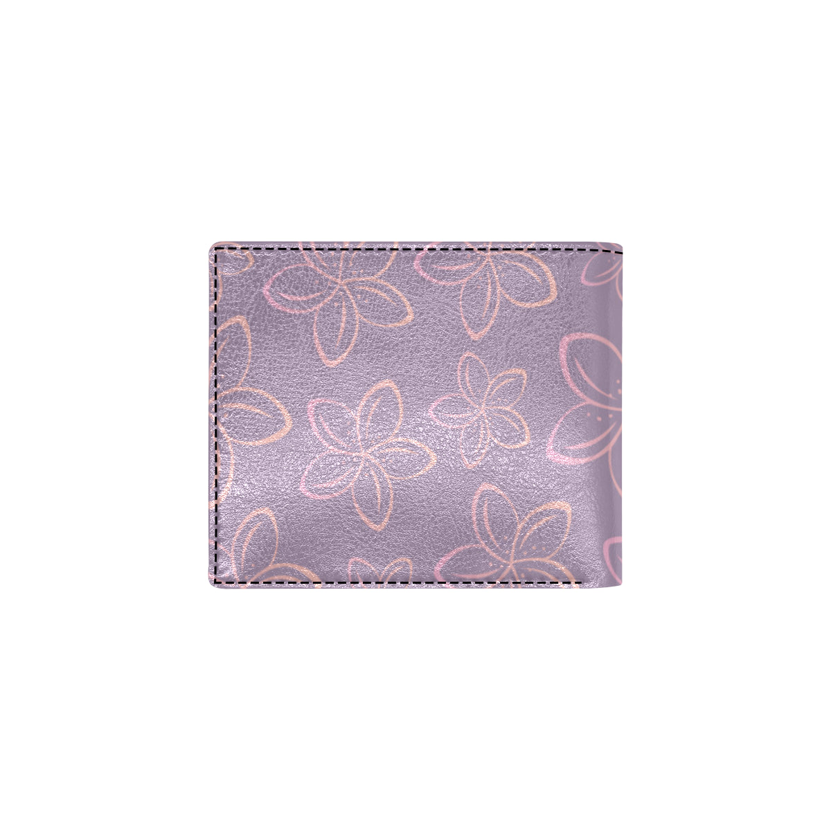 Plumeria Pattern Print Design A01 Men's ID Card Wallet
