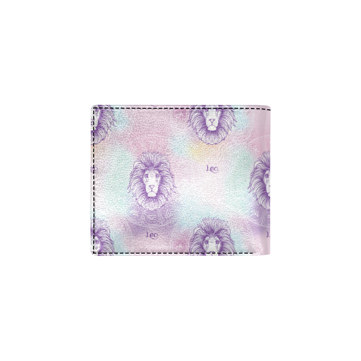 Leo Pattern Print Design 03 Men's ID Card Wallet