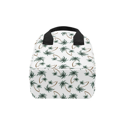 Palm Tree Pattern Print Design PT07 Insulated Lunch Bag