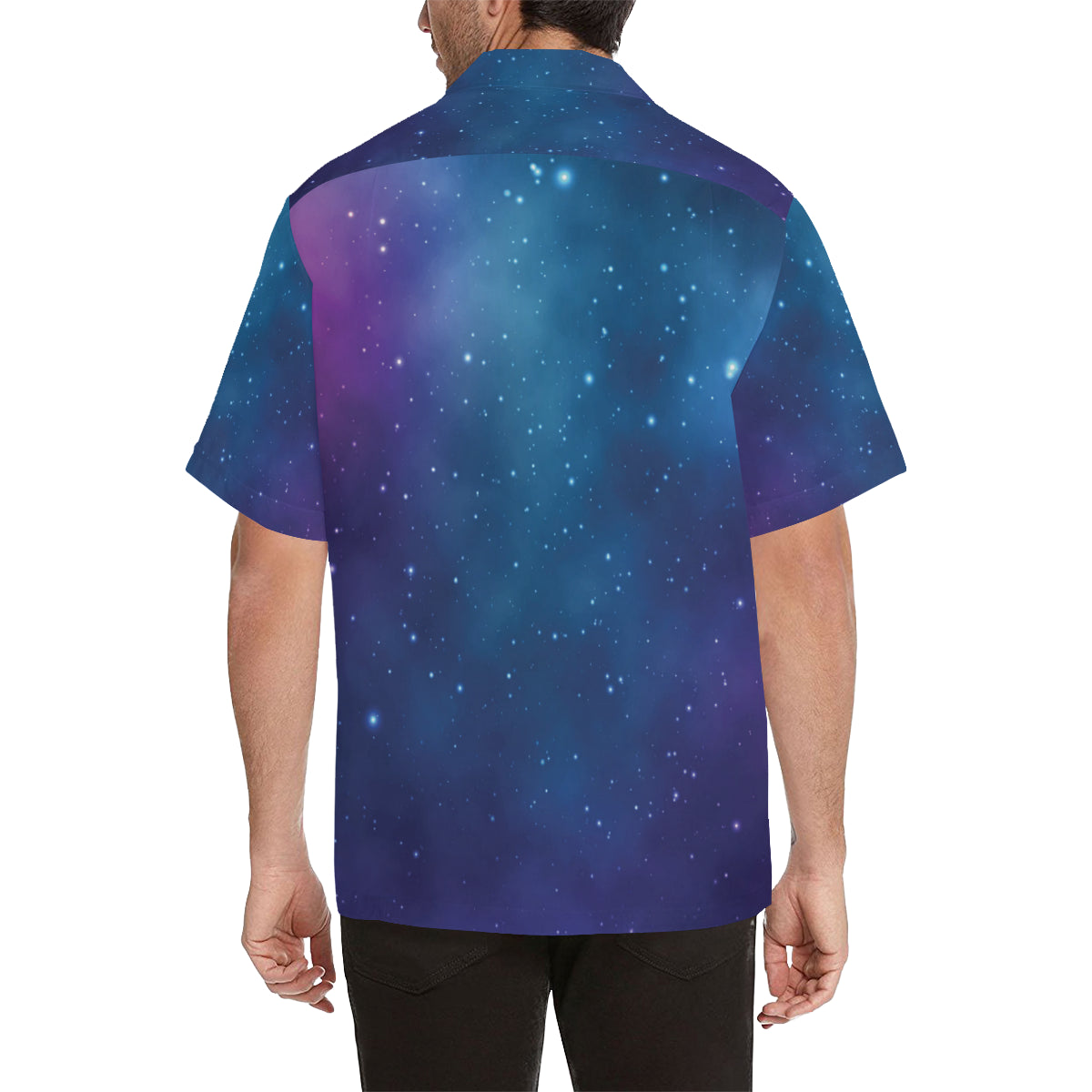 Nebula Pattern Print Design A01 Men's Hawaiian Shirt