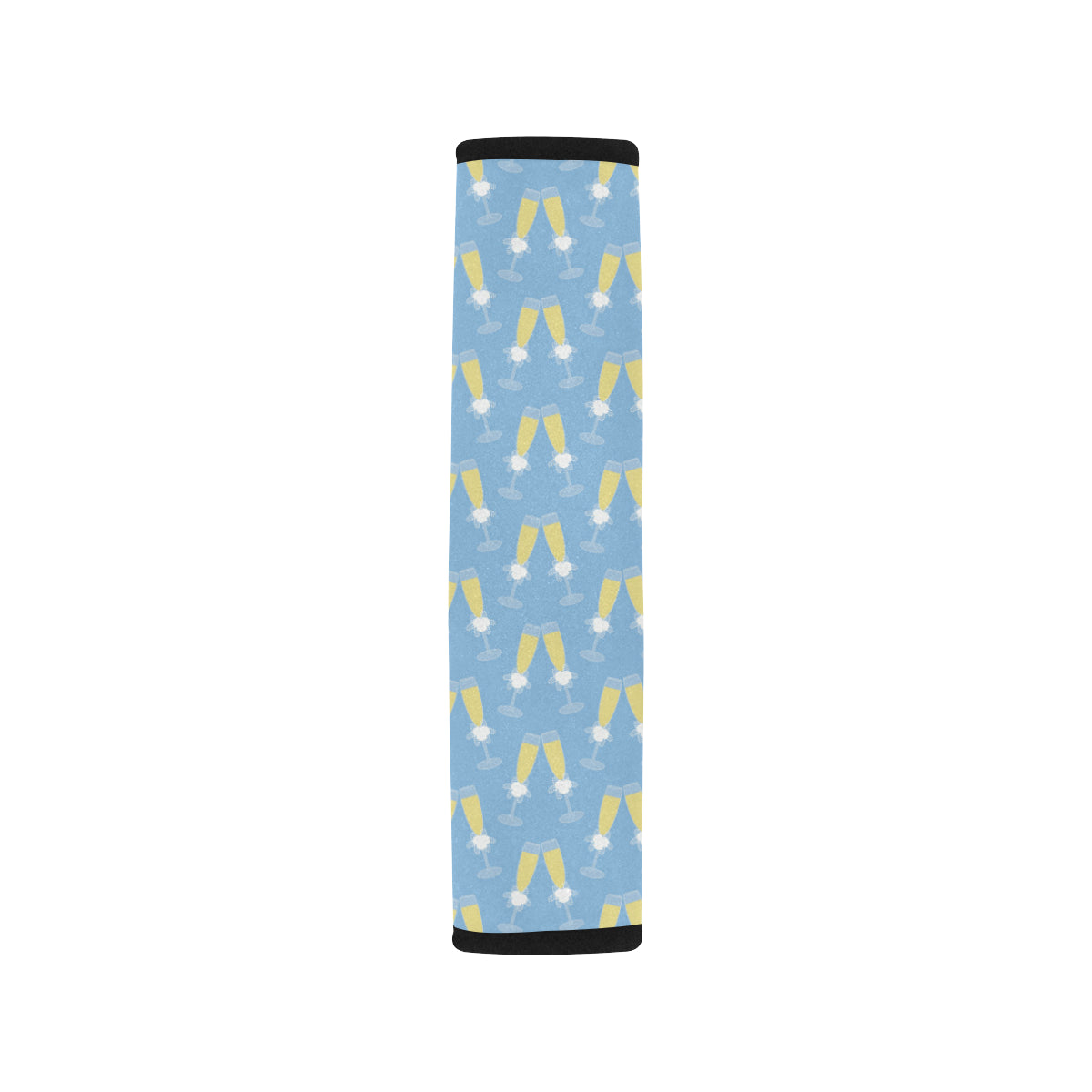 Champagne Pattern Print Design 06 Car Seat Belt Cover