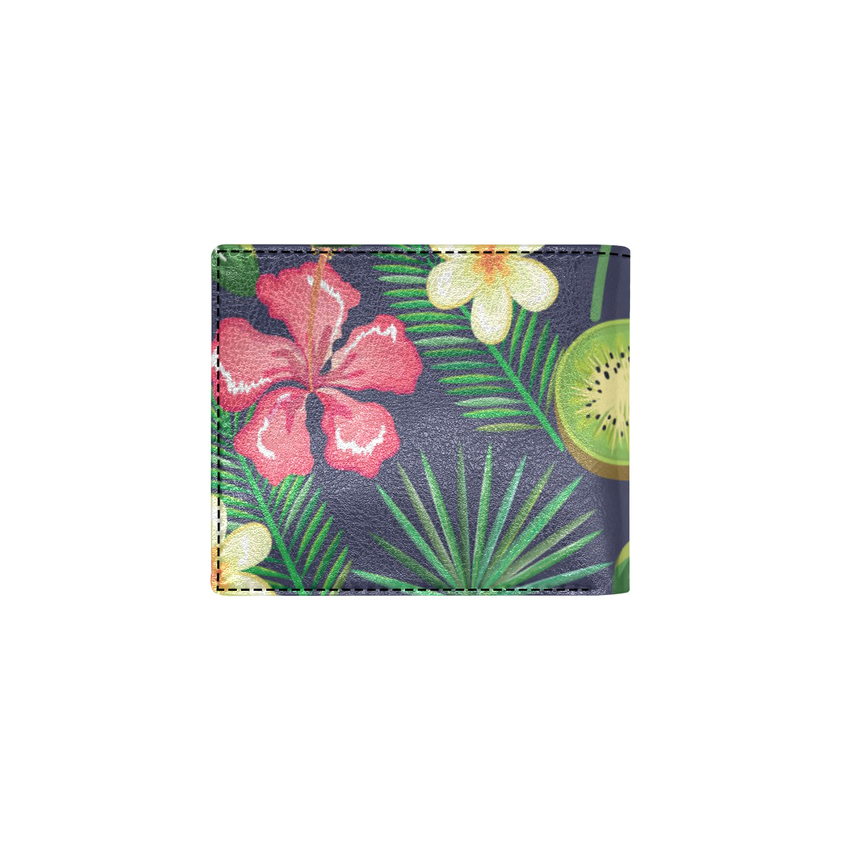 Tropical Fruits Pattern Print Design TF05 Men's ID Card Wallet