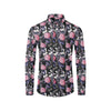 Hydrangea Pattern Print Design HD04 Men's Long Sleeve Shirt