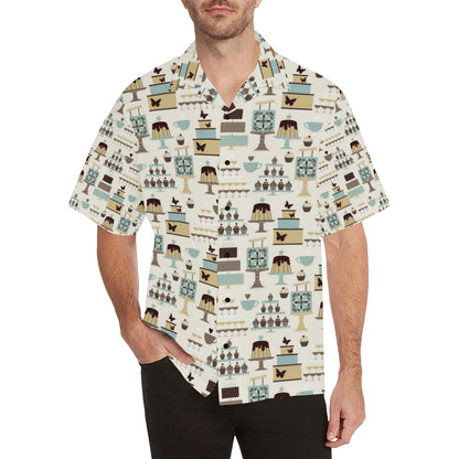 Cake Pattern Print Design 02 Men's Hawaiian Shirt