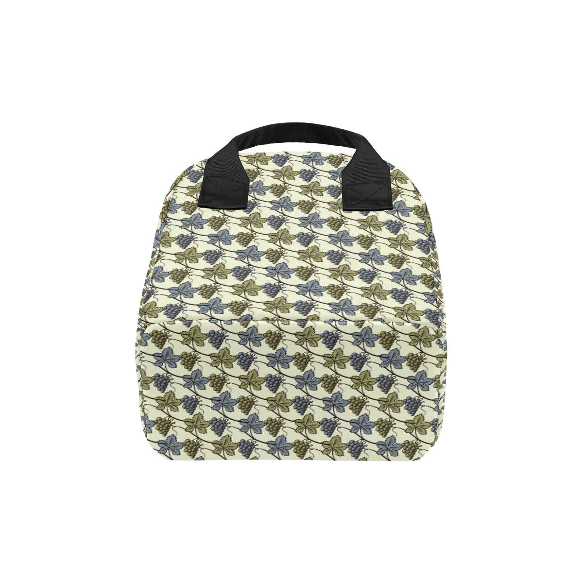 Grape Pattern Print Design GP03 Insulated Lunch Bag