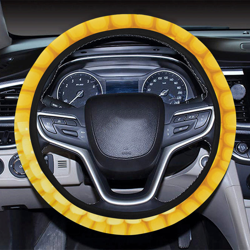 Agricultural Corn cob Pattern Steering Wheel Cover with Elastic Edge