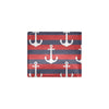 Nautical Pattern Print Design A05 Men's ID Card Wallet