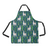 Llama Cactus Pattern Print Design 013 Apron with Pocket