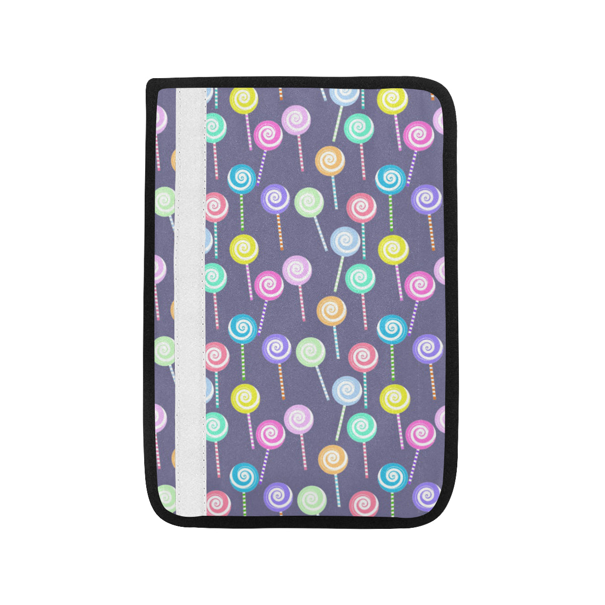 Lollipop Pattern Print Design LL03 Car Seat Belt Cover