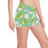 Pear Pattern Print Design PE04 Yoga Shorts