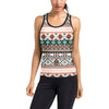 Tribal Aztec Indians pattern Women's Racerback Tank Top