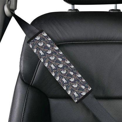 Sloth Happy Design Themed Print Car Seat Belt Cover