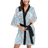 Donut Unicorn Pattern Print Design DN016 Women Kimono Robe