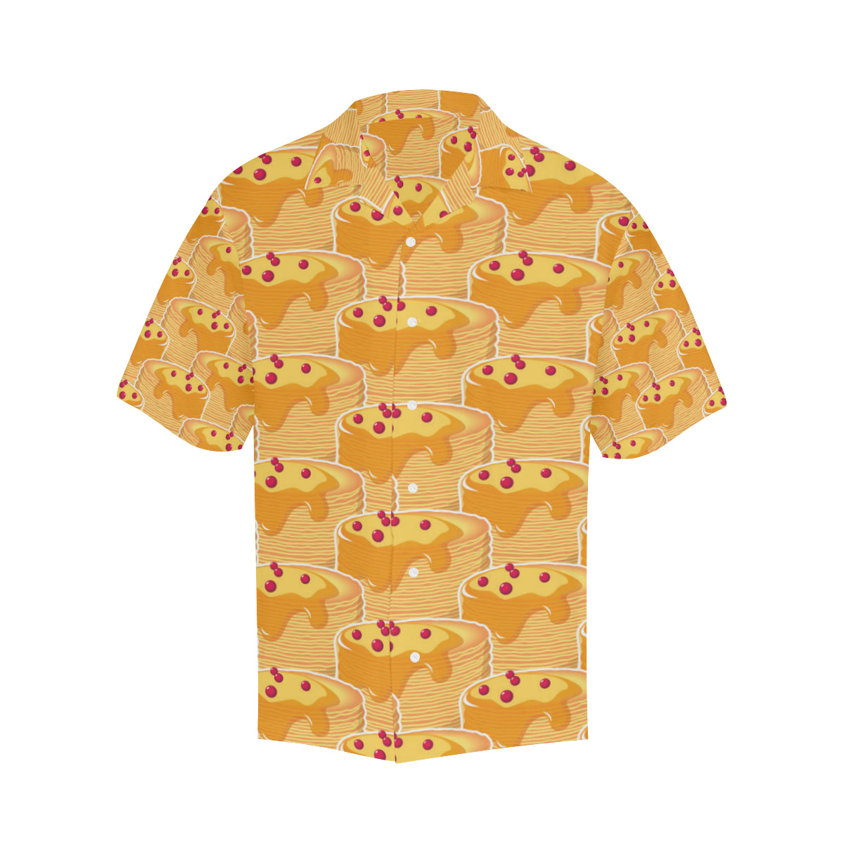 Pancake Pattern Print Design A04 Men's Hawaiian Shirt