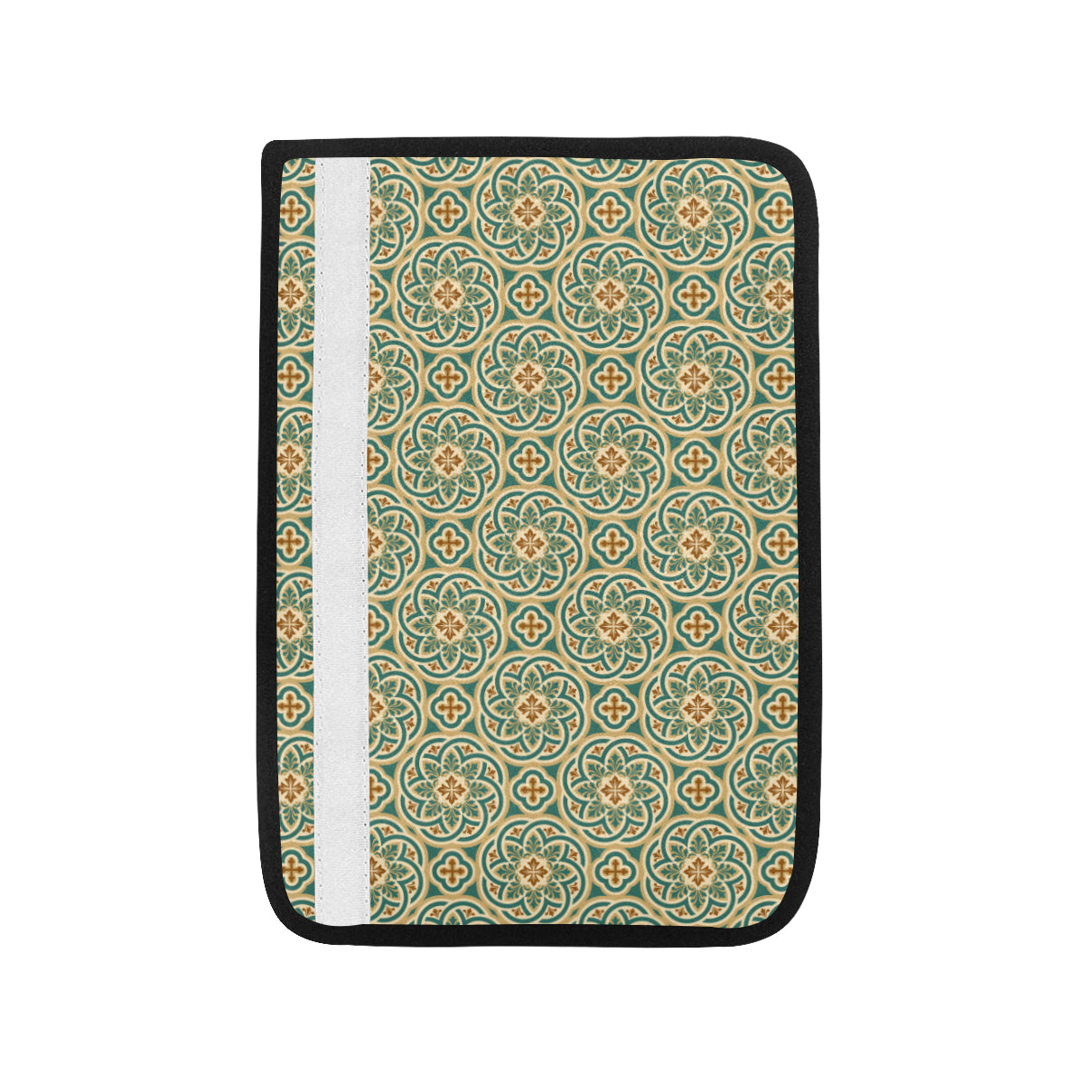 Cross Pattern Print Design 01 Car Seat Belt Cover