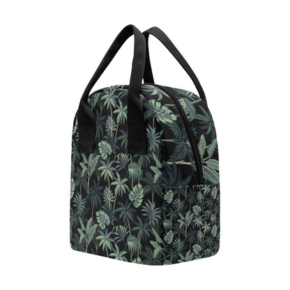 Rainforest Pattern Print Design RF02 Insulated Lunch Bag