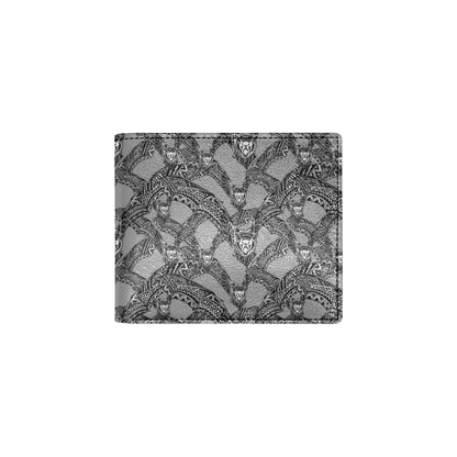 Bat Pattern Print Design 04 Men's ID Card Wallet