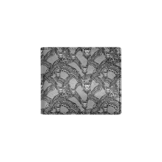 Bat Pattern Print Design 04 Men's ID Card Wallet