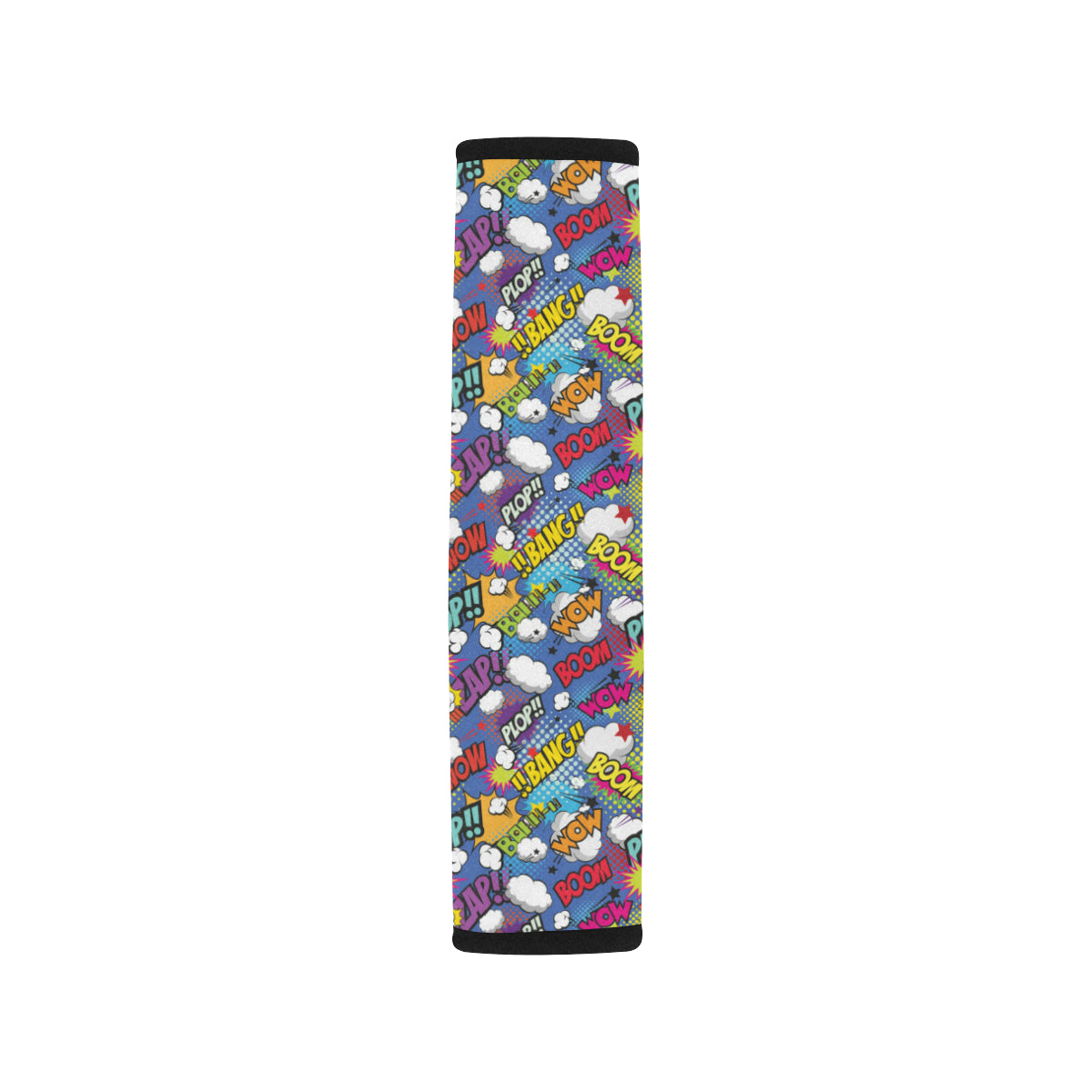 Comic Book Pattern Print Design 02 Car Seat Belt Cover