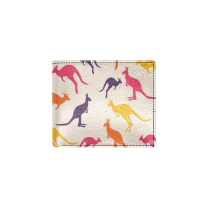 Kangaroos Pattern Print Design 01 Men's ID Card Wallet