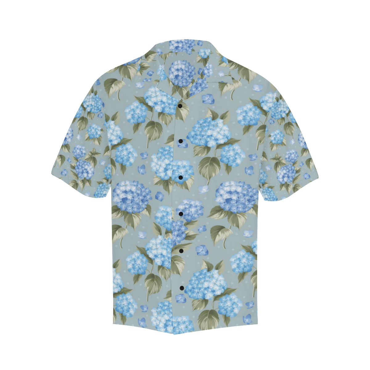 Hydrangea Pattern Print Design 01 Men's Hawaiian Shirt
