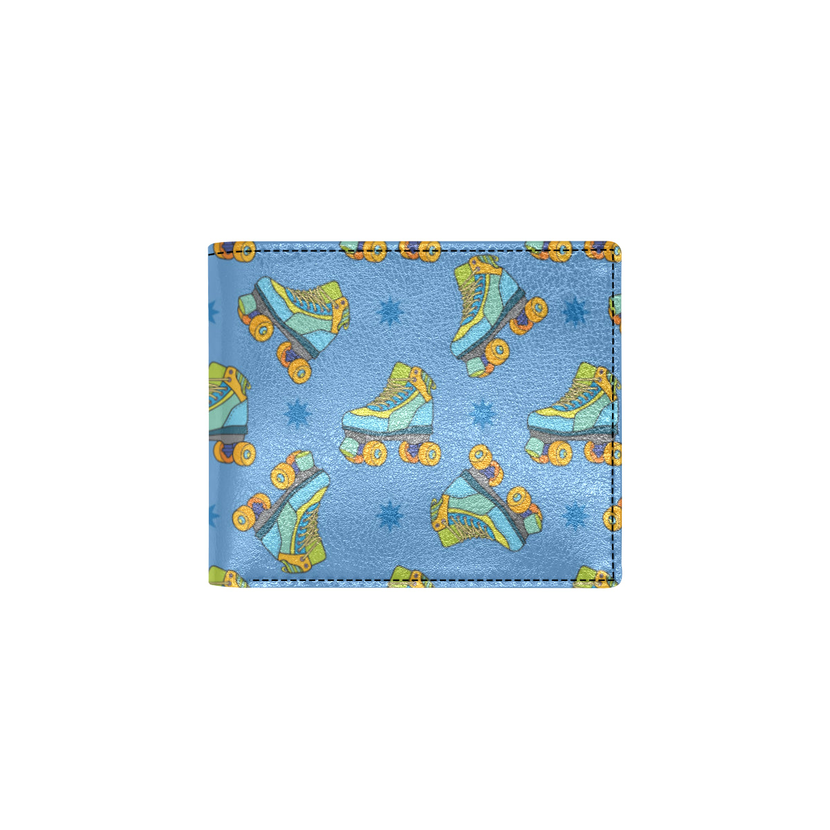 Roller skate Pattern Print Design A04 Men's ID Card Wallet