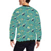 Sea Turtle Pattern Print Design T08 Men Long Sleeve Sweatshirt