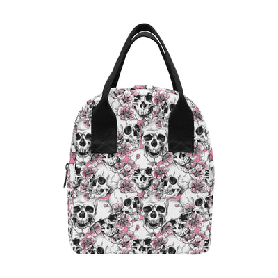 Cherry Blossom Pattern Print Design CB03 Insulated Lunch Bag