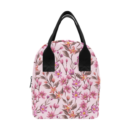 Summer Floral Pattern Print Design SF09 Insulated Lunch Bag