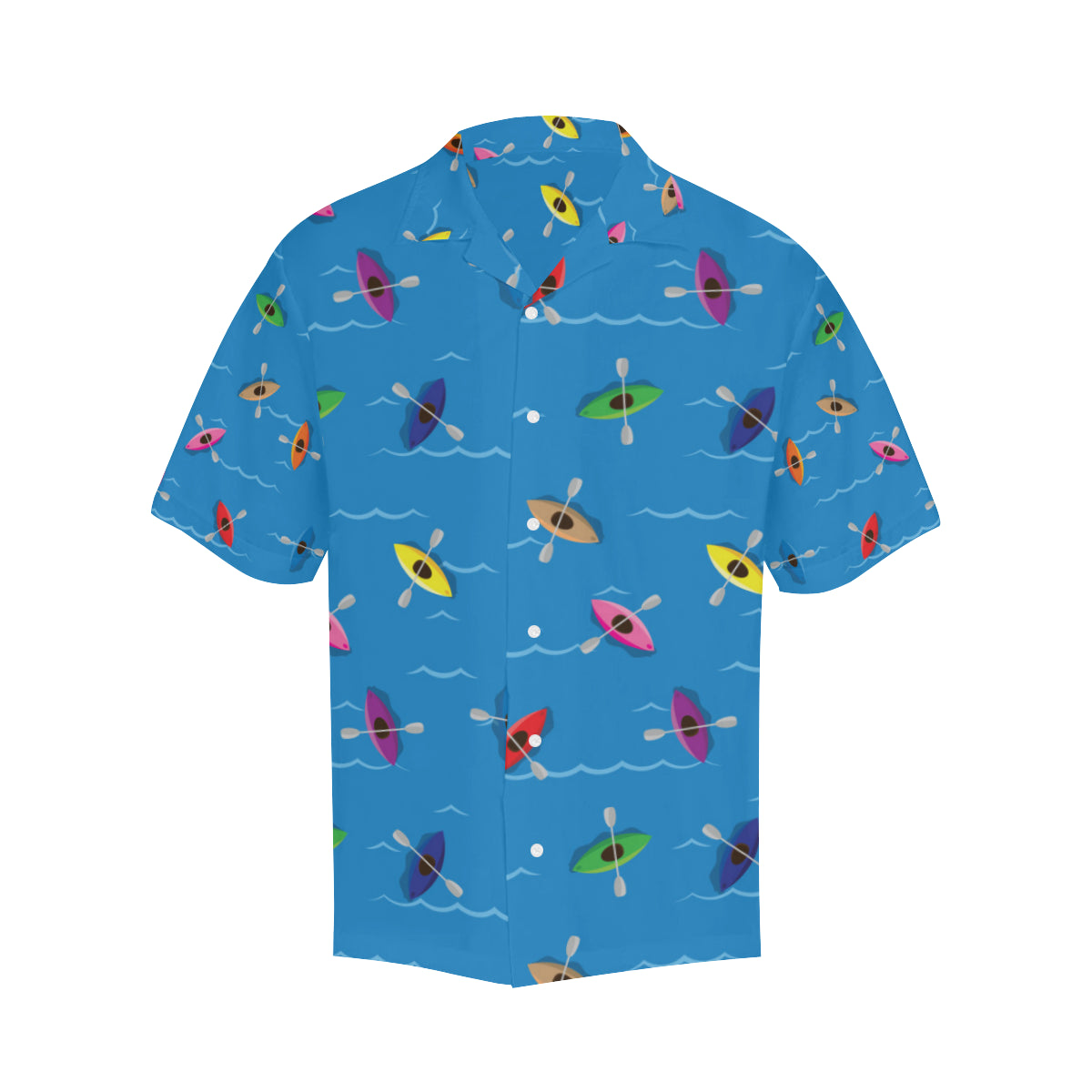 Kayak Pattern Print Design 03 Men's Hawaiian Shirt