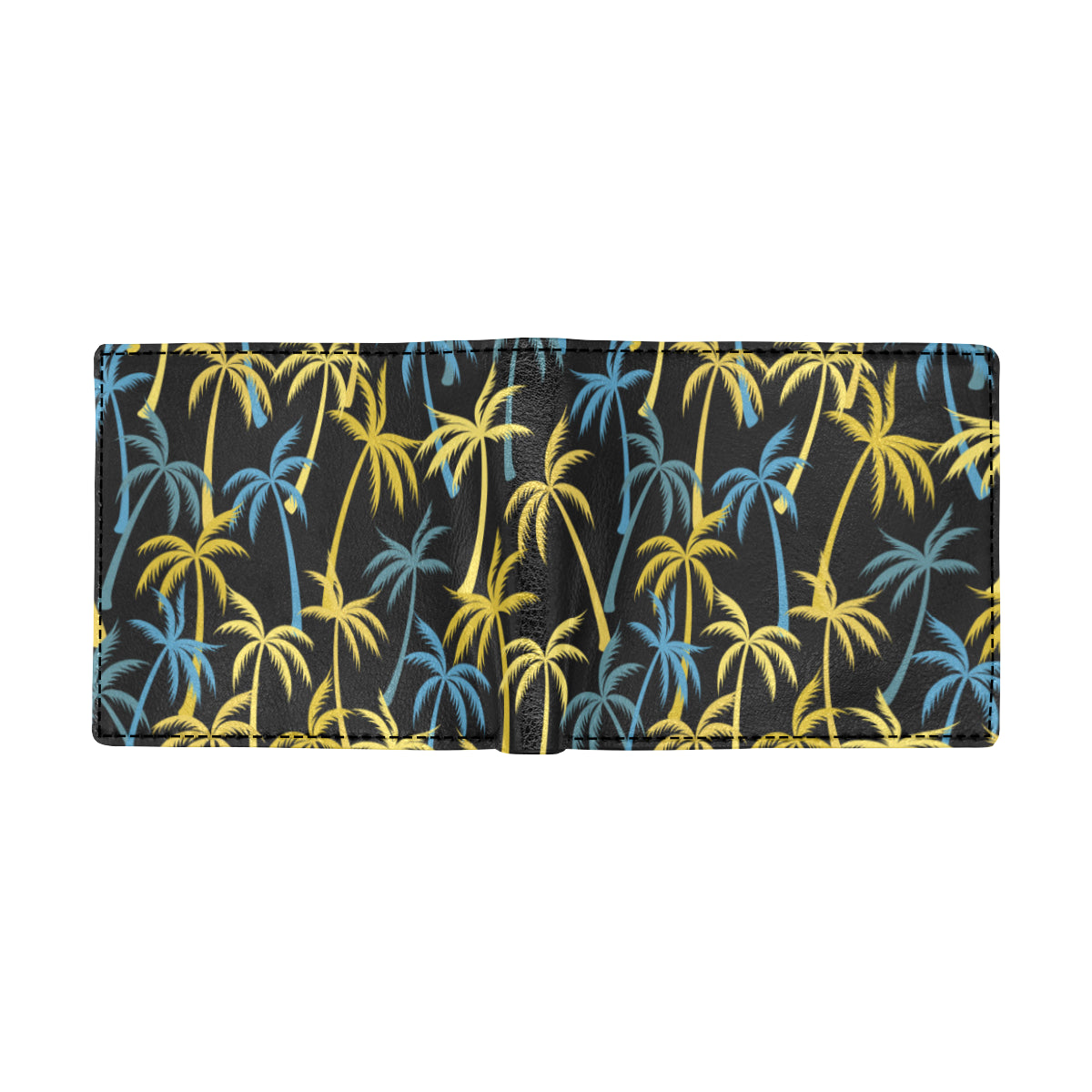 Palm Tree Pattern Men's ID Card Wallet