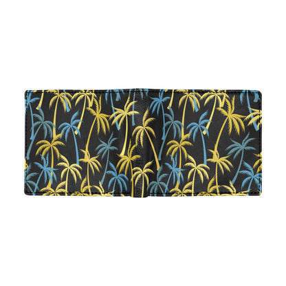 Palm Tree Pattern Men's ID Card Wallet