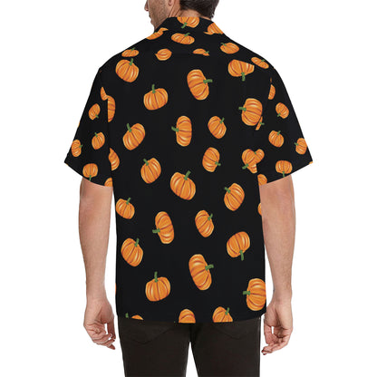 Pumpkin Pattern Print Design A05 Men's Hawaiian Shirt