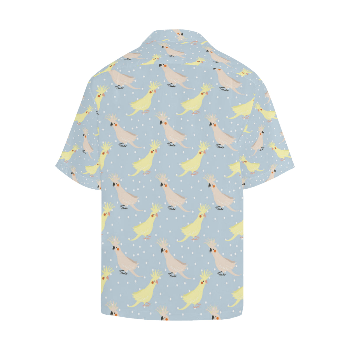 Cockatiel Pattern Print Design 03 Men's Hawaiian Shirt