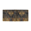 Gold Dragonfly Mandala Men's ID Card Wallet