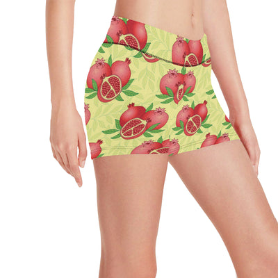 Pomegranate Pattern Print Design PG07 Yoga Shorts