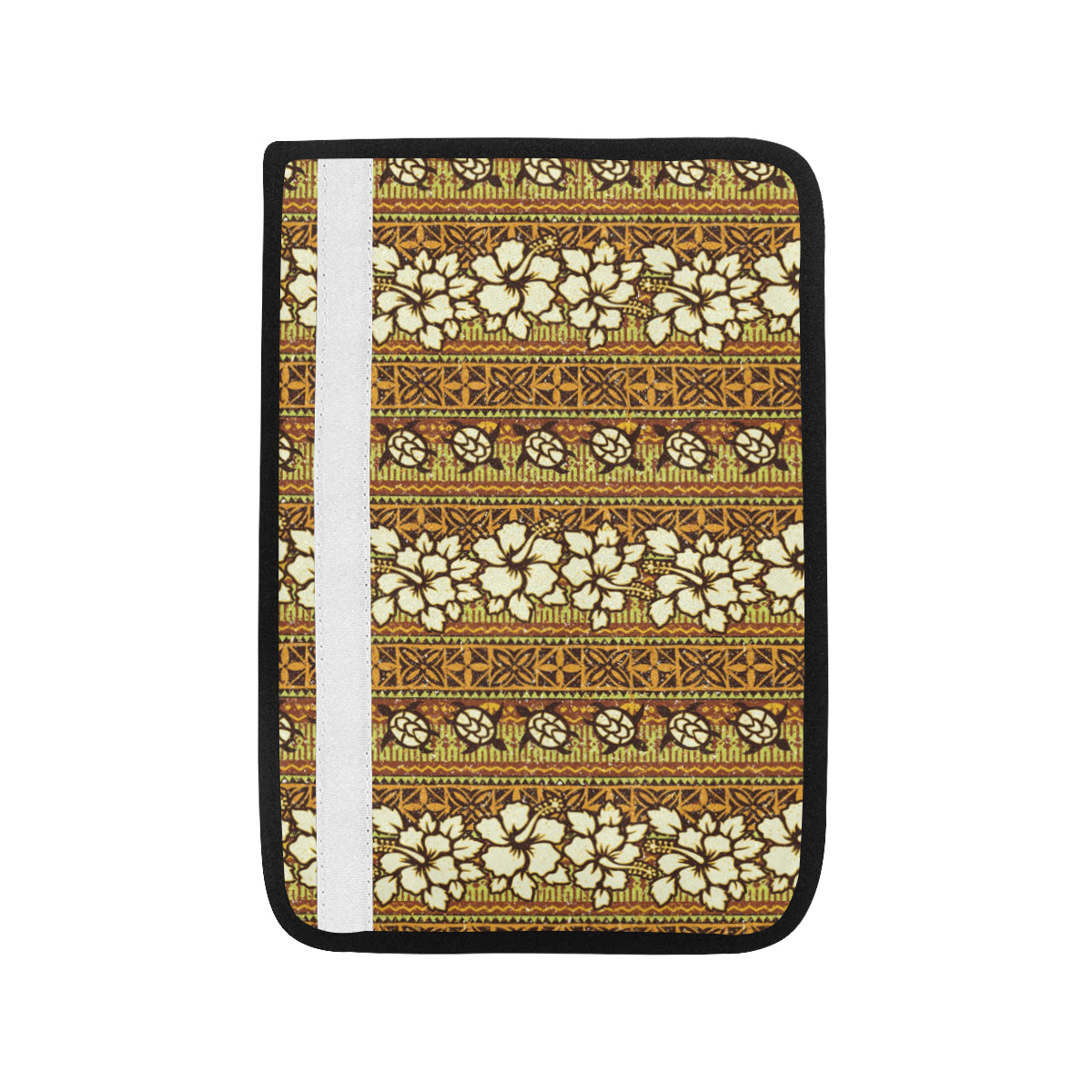 Hawaiian Themed Pattern Print Design H015 Car Seat Belt Cover