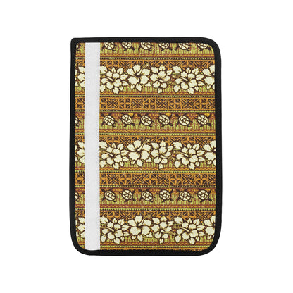 Hawaiian Themed Pattern Print Design H015 Car Seat Belt Cover