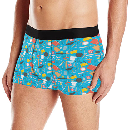 Cooking Kitchen Tools Pattern Print Design 03 Men's Boxer Briefs