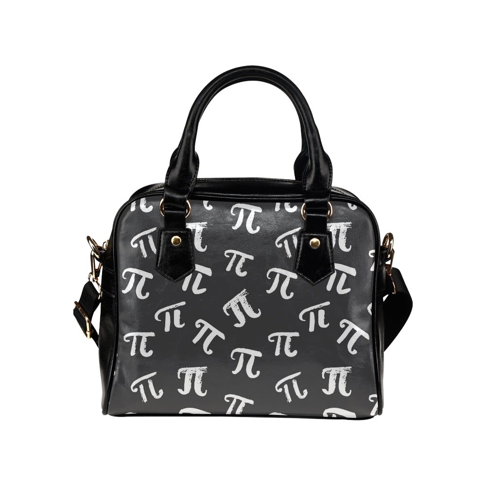 Pi Day Pattern Print Design A02 Shoulder Handbag