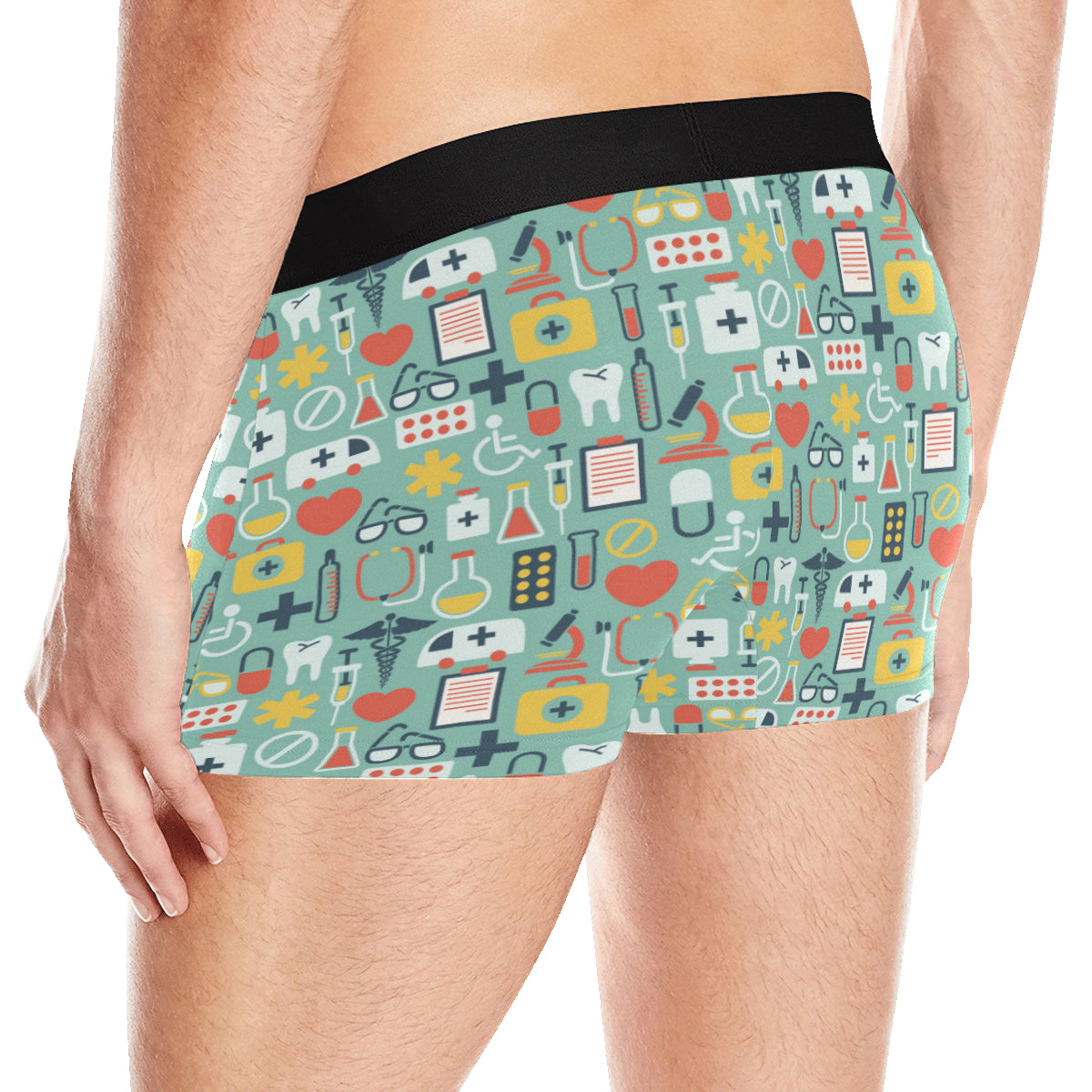 Medical Pattern Print Design 02 Men's Boxer Briefs