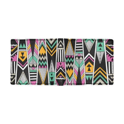 Tribal Aztec Triangle Men's ID Card Wallet