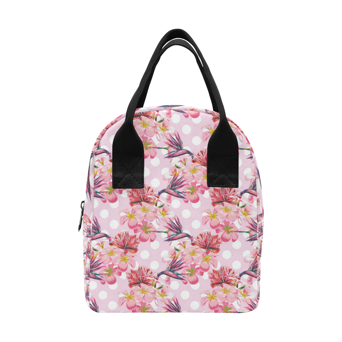 Bird Of Paradise Pattern Print Design BOP011 Insulated Lunch Bag