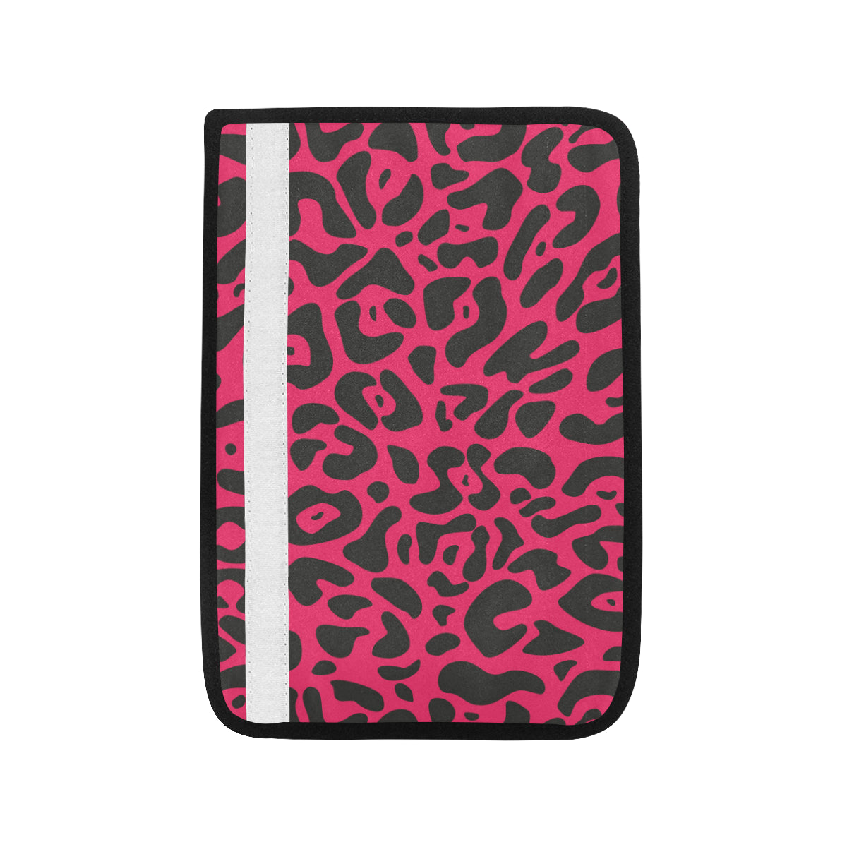 Cheetah Pink Print Pattern Car Seat Belt Cover