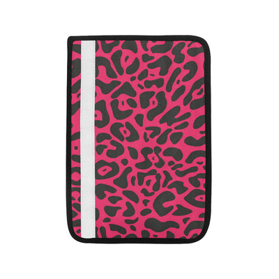 Cheetah Pink Print Pattern Car Seat Belt Cover